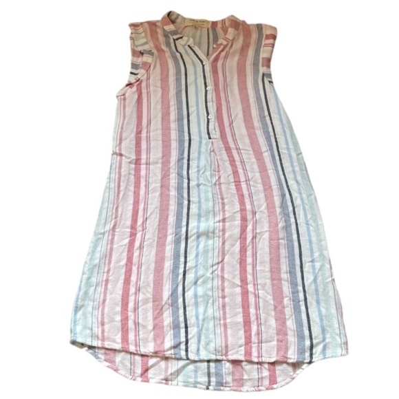 Anthropologie Dress Womens XS Cloth&Stone Stripe Sleeveless Lightweight Spring - Picture 10 of 12